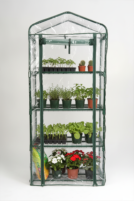 4 Katlı Mini Balkon Bahçe Serası - 1
