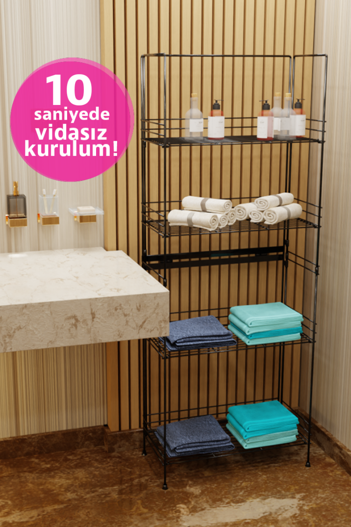 Akroraf Teşhir Standı Siyah - 2