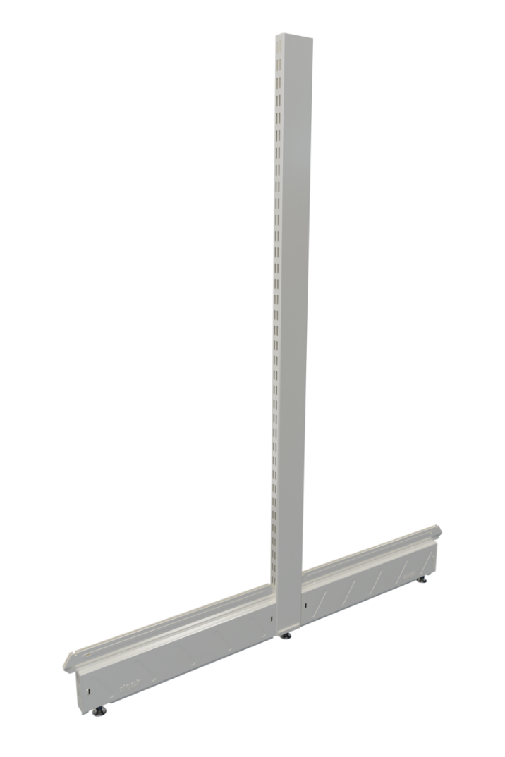 Çift Yönlü Duvar Reyonu Bitiş Takımı 1430x500 mm Beyaz - 1