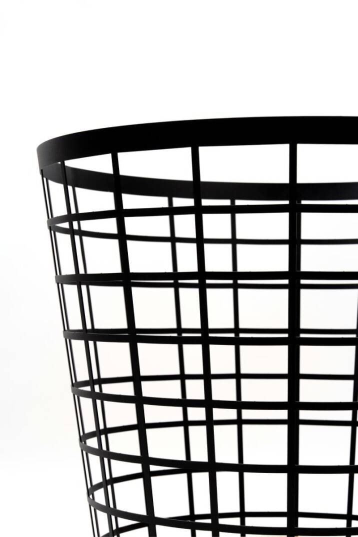 Ayaklı Yuvarlak Metal Teşhir Sepeti - 6