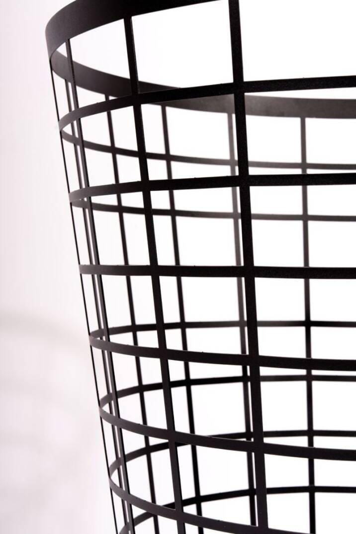 Ayaklı Yuvarlak Metal Teşhir Sepeti - 7