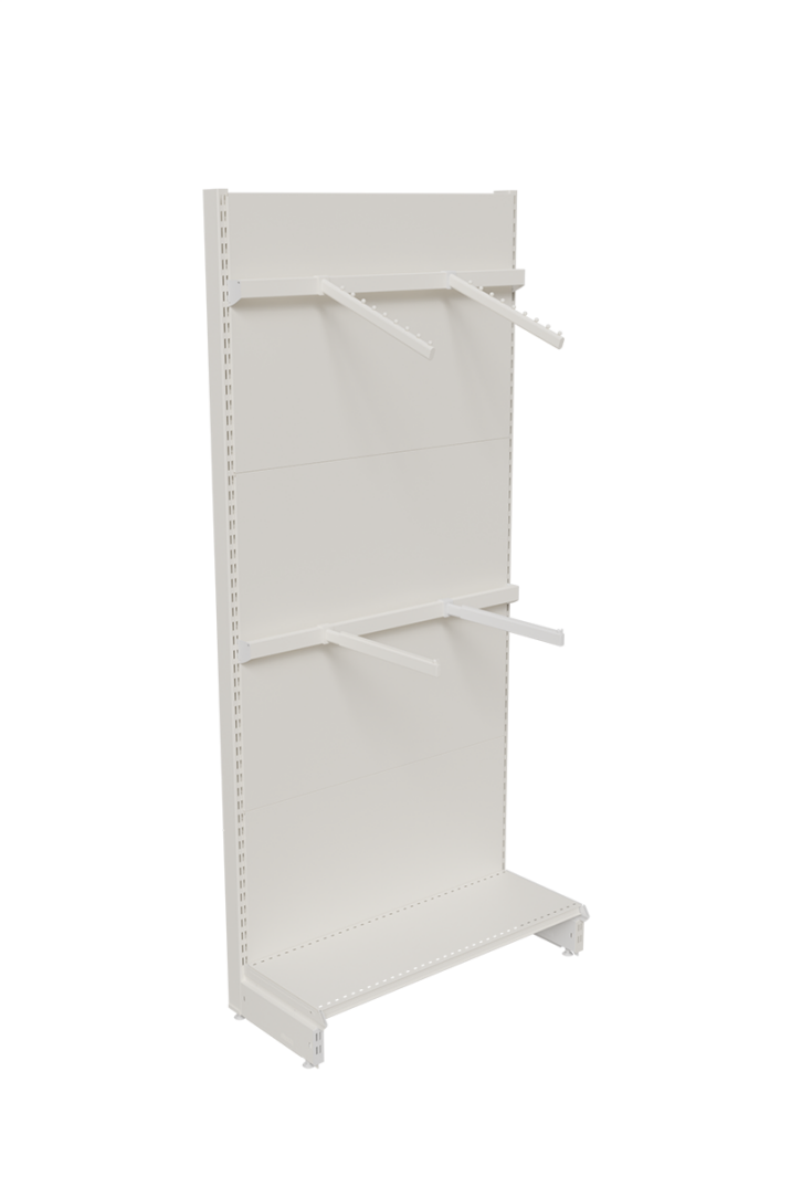 Metal Duvar Reyonu Askı Tutucuya Geçme Panel H: 2060 L: 900 ve ATG Düz Askı ATG Eğimli Boncuklu Askı - 1