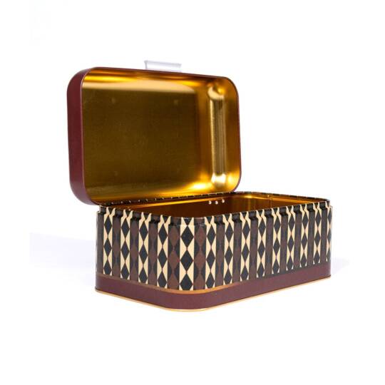Metal Ekmeklik - Tezgah Üstü Ekmek Saklama Kutusu ve Kapaklı Mutfak Düzenleyici Bordo 36,5x20,9x12 cm (1)