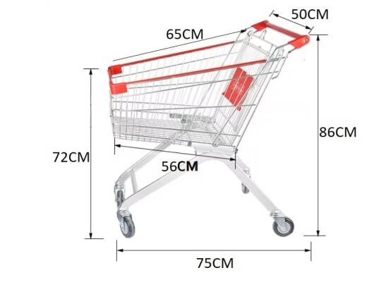 Metal Market (Alışveriş) Arabası 75 L (1)
