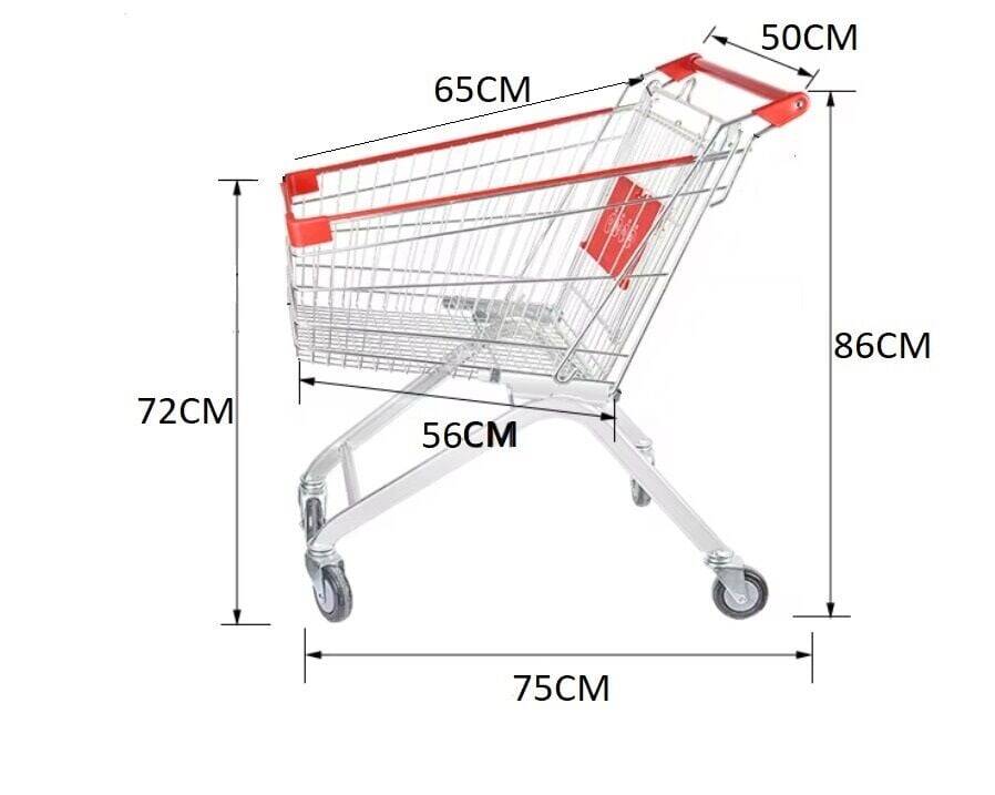 Metal Market (Alışveriş) Arabası 75 L - 2