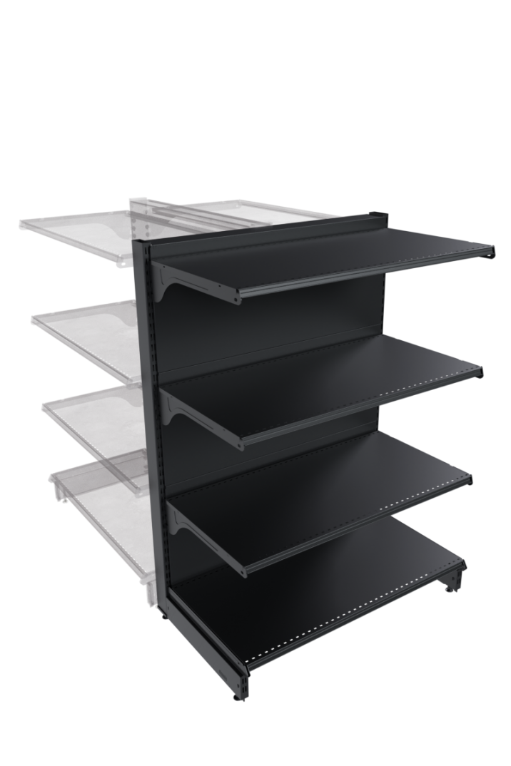 Metal Tek Yönlü Gondol Başı 1430x1000x500 mm Antrasit - 1