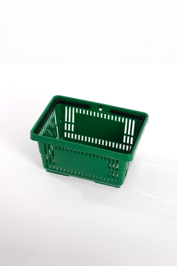 Plastik Market El Sepeti 22 L Yeşil (1)