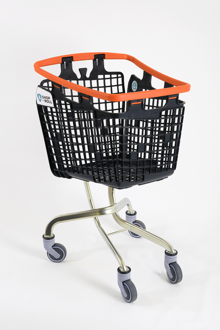 Plastik Market (Alışveriş) Arabası 100 L Loop Turuncu - 2