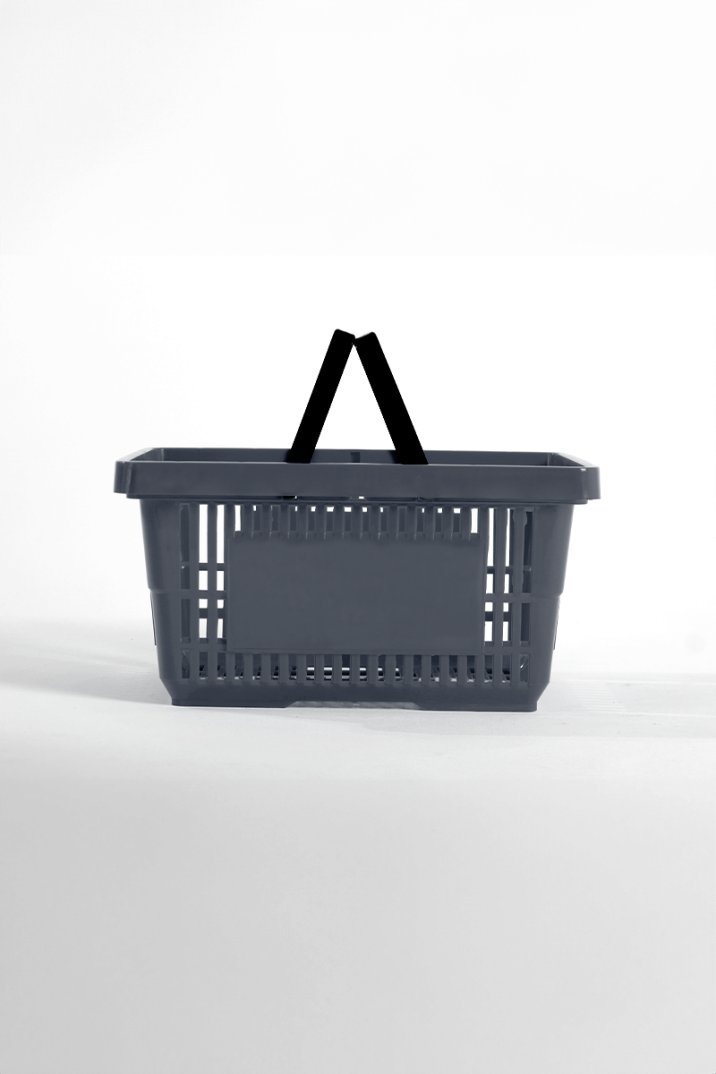 Plastik Market El Sepeti 22 L Füme - 1