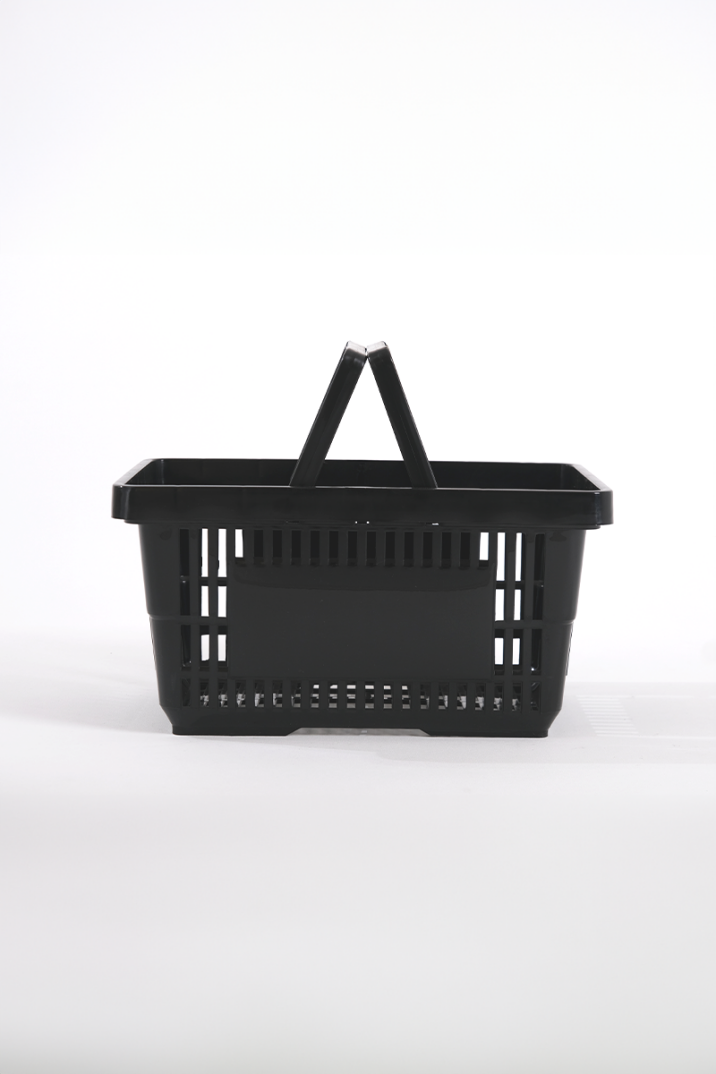 Plastik Market Sepeti 22 L Siyah - 1
