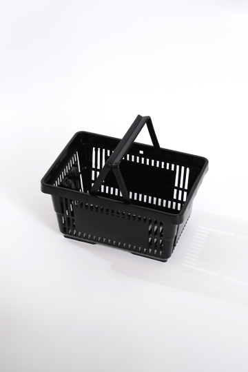 Plastik Market Sepeti 22 L Siyah - 3