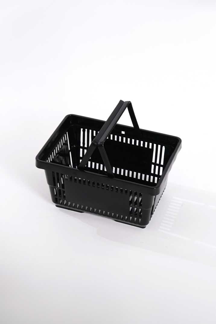 Plastik Market Sepeti 22 L Siyah - 3