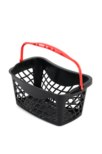 Plastik Market El Sepeti 26 L Kırmızı (1)