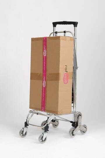 Taşınabilir Katlanabilir Alışveriş Pazar Arabası Altı Tekerlekli Metalik 30 Kg - 4