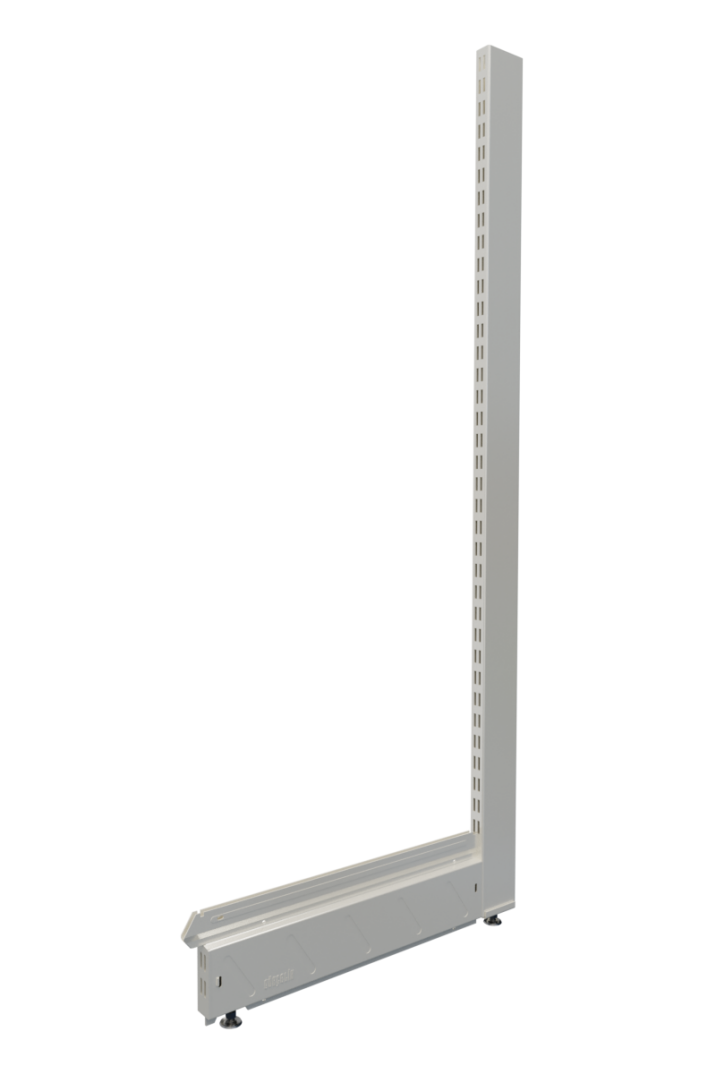 Tek Yönlü Duvar Reyonu Bitiş Takımı 1430x500 mm Beyaz - 1
