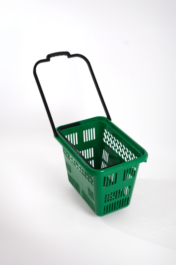 Tekerlekli Market Sepeti (Tekerlekli Alışveriş Sepeti) 54 L Yeşil - 3